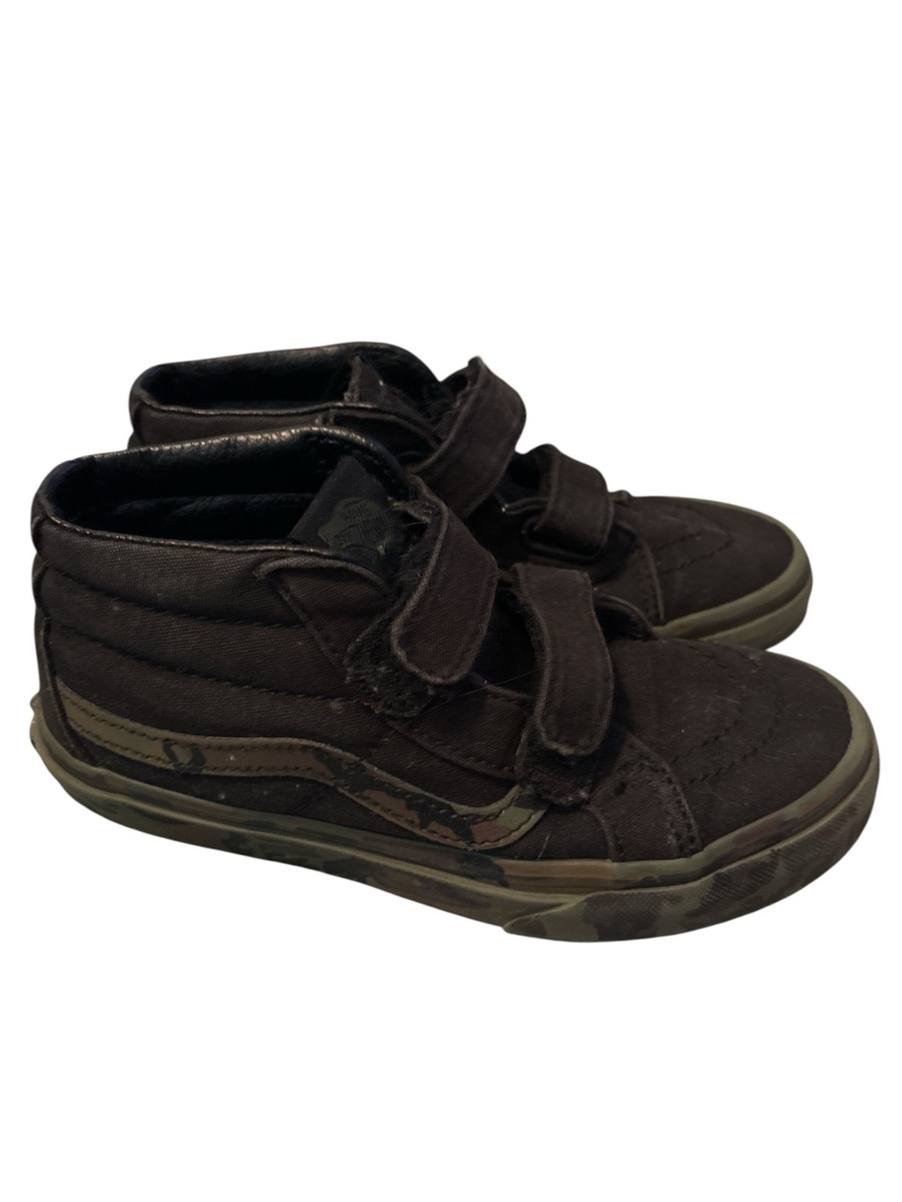 Vans Boys Casual Shoes In Camo & Black
